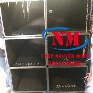 Thép hộp 250x150x6ly/mm/li mác Q235B SS400