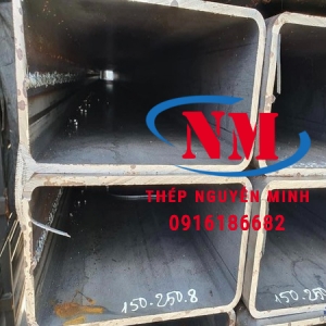 Thép hộp 250x150x8ly/mm/li mác Q235B SS400