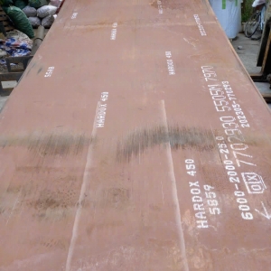 Thép tấm hardox 450 dày 25 x 2000 x 6000