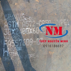 Thép tấm A572 Gr.50 Hàn quốc giá rẻ