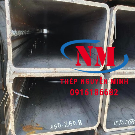 Thép hộp 250x150x8ly/mm/li mác Q235B SS400