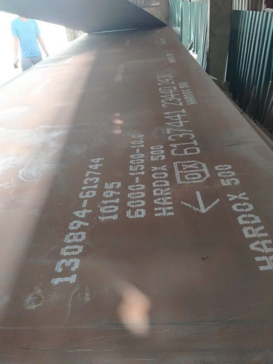  Thép tấm hardox 500 dày 10 x 1500 x 6000