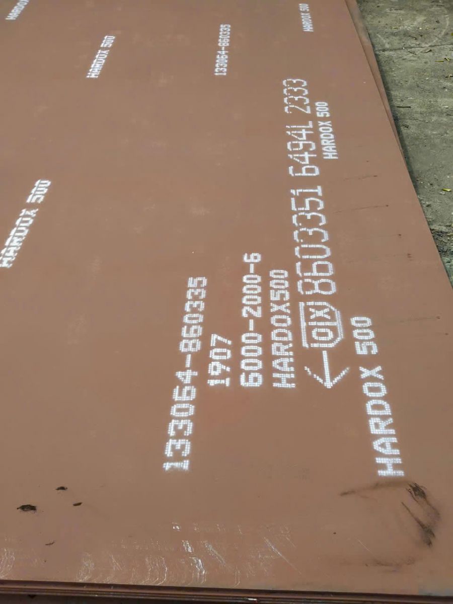  Thép tấm hardox 500 dày 6 x 2000 x 6000